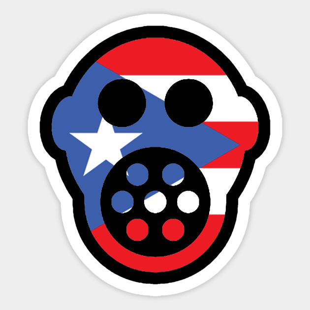 puerto rican mask Sticker by Black mask brand